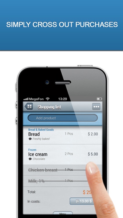 Listick Lite: Grocery Shopping List