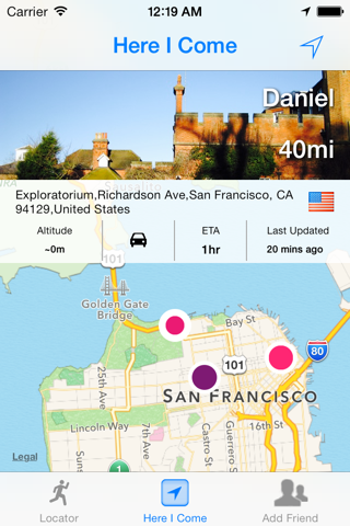 Here I Come - Friend Locator, GPS Phone Tracker screenshot 4