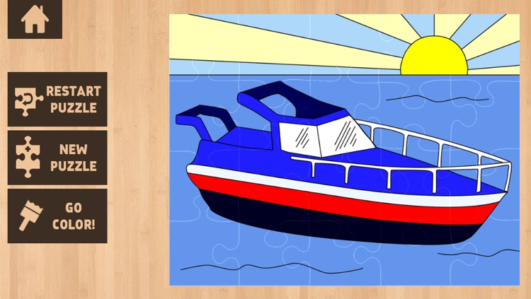 Color It Puzzle It: Boats Lite screenshot-4