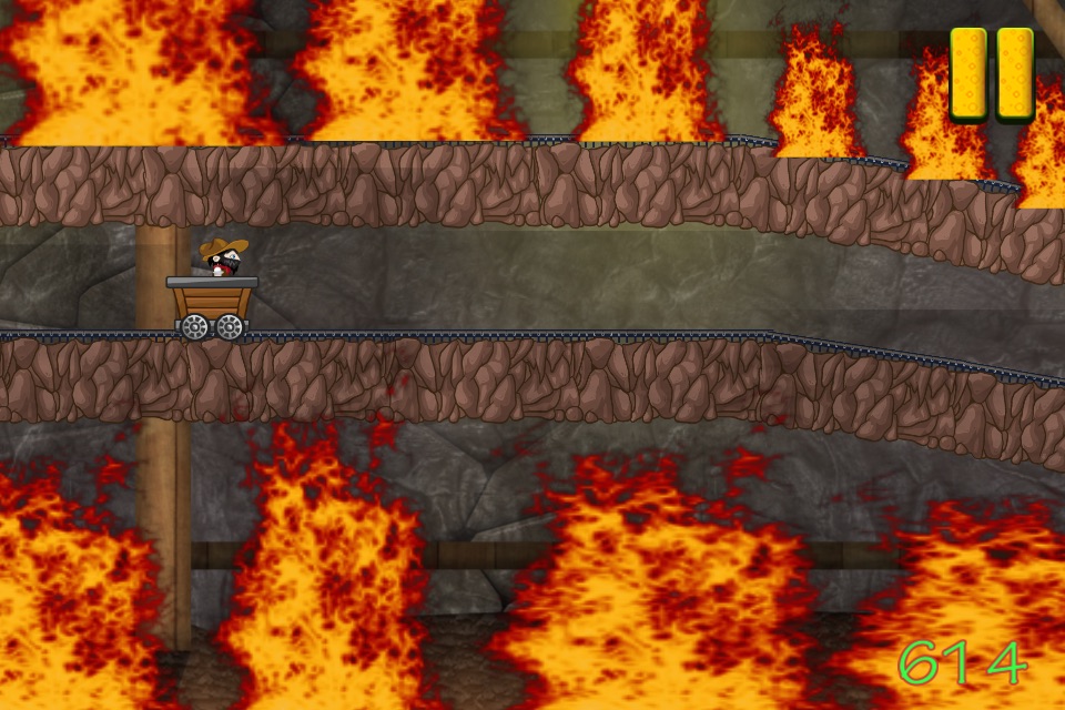 Mine-Cart Shaft Dash Maze Game - California Diamond Cave Escape screenshot 2