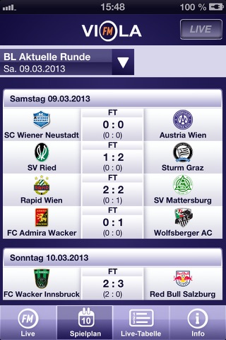 ViolaFM – das Fussballradio screenshot 3