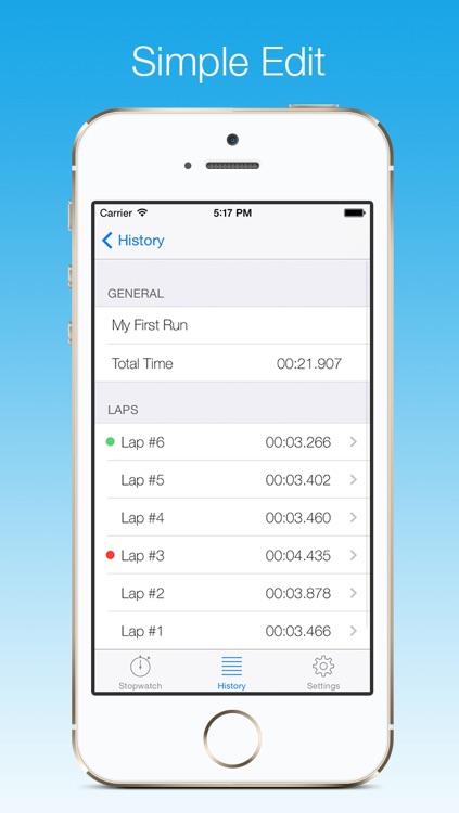 Stopwatch - A professional and accurate stopwatch with milliseconds precision screenshot-3