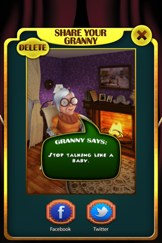 Talking Granny screenshot 2