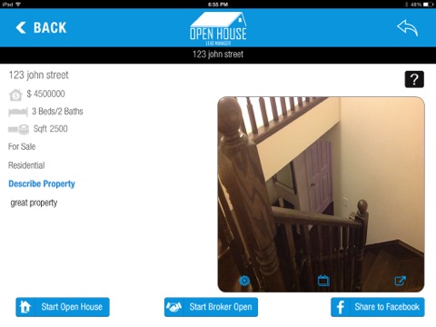 Open House Lead Manager screenshot 3