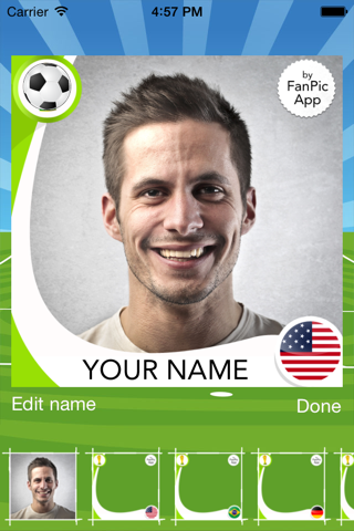 Football FanPic App – Soccer Fan Photo Frames and Image Editing screenshot 3