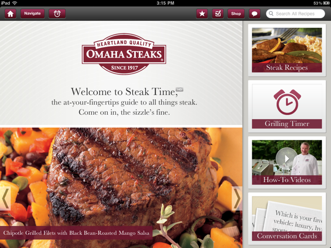 Omaha Steaks Pork Chop Grilling Chart