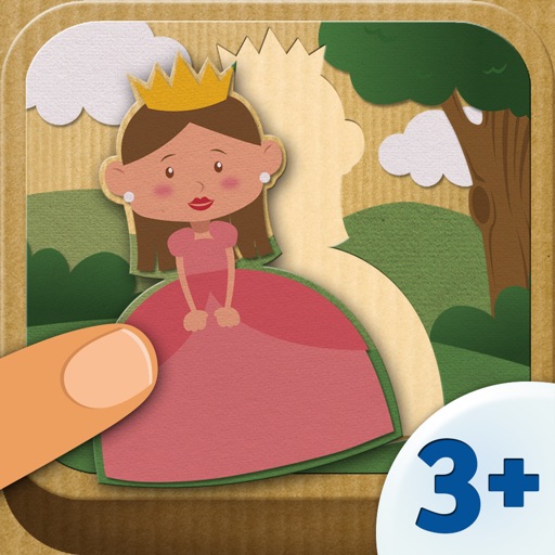 App for Girls Free - Fairytale Puzzle (10 pieces) 3+ Icon