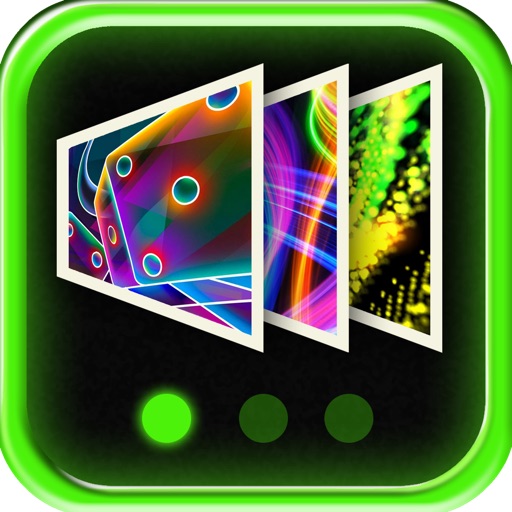 A Neon Glow Wallpaper Photo Maker - Free Version