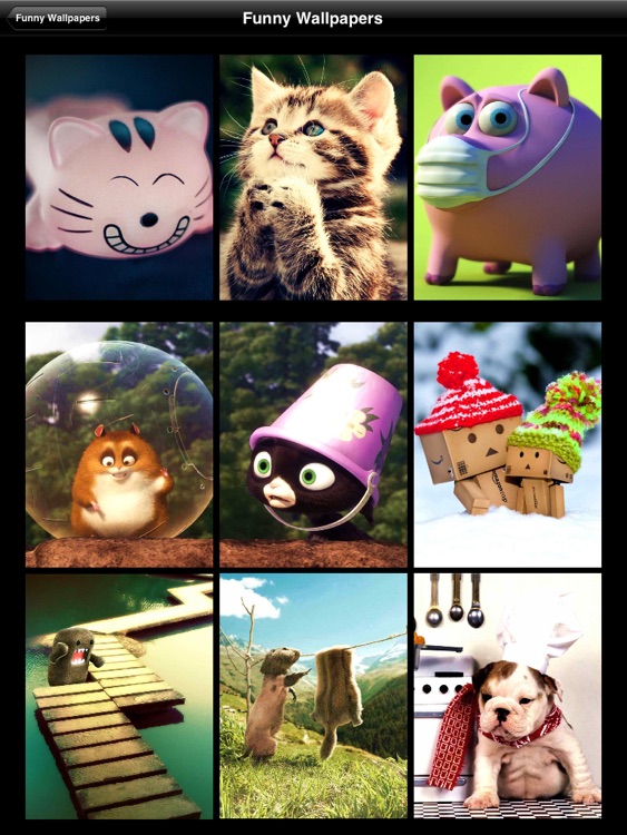 Funny Wallpapers HD for iPad screenshot-3