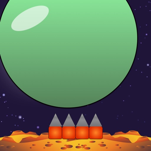 Green Bouncing Ball Jump Rally iOS App