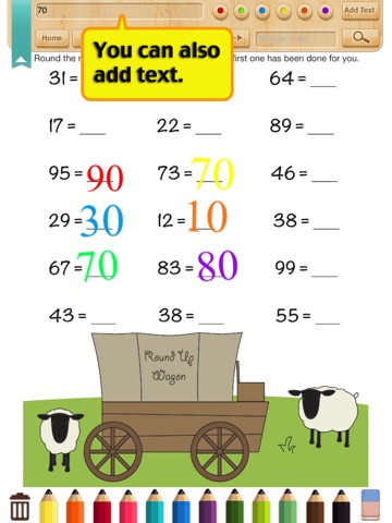 Kids Math-Place Value Worksheets(Grade 1) screenshot 4