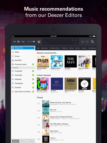 Deezer HD screenshot 2