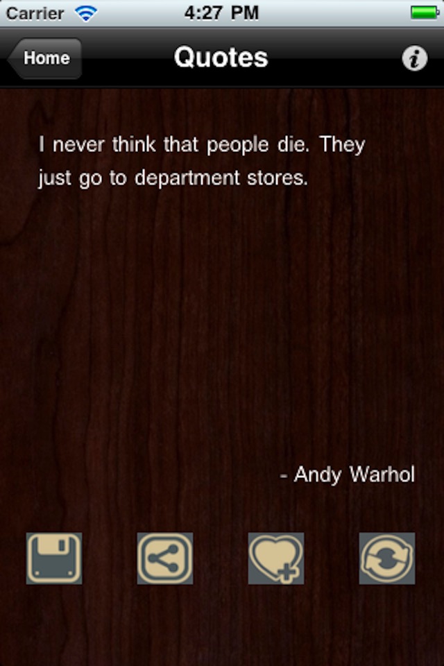 Andy Warhol Quotes screenshot 2