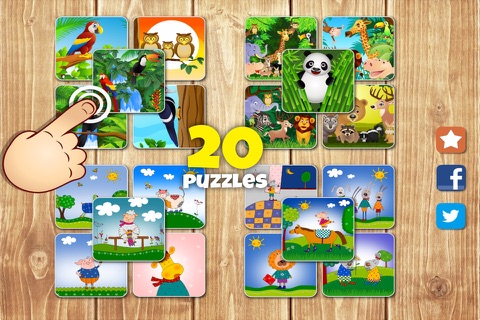 Animal Adventures - Colorful Learning Jigsaw Puzzles for Kids and Toddlers screenshot 4