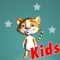 Animated 3D Cute Ginger Cartoon Cat Sounds for Kids