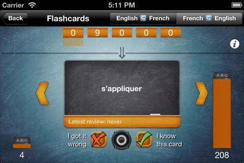 TopVoc French screenshot 2