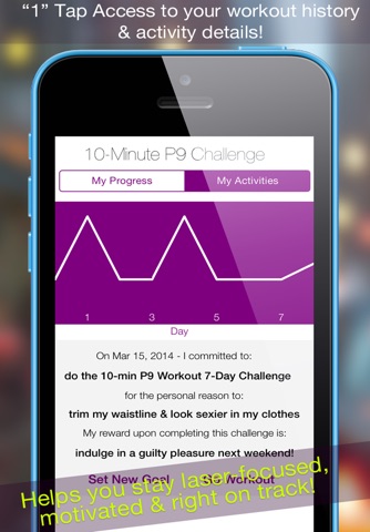 P9 10 Minute Workout Challenge screenshot 3