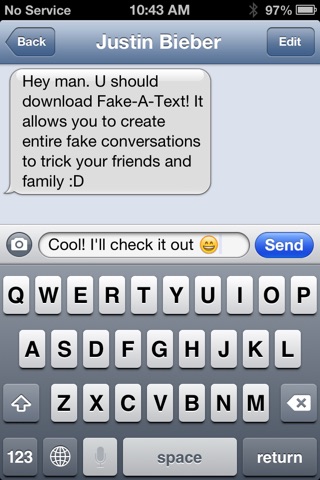 Fake-A-Text PRO screenshot 2