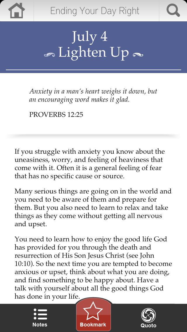 Ending Your Day Right Devotional Screenshot 2