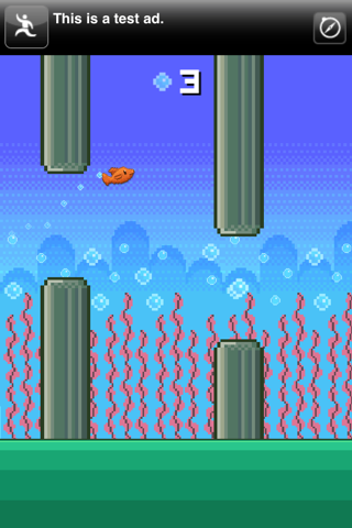Jumpy Fish - Adventure of a tiny flappy fish. screenshot 2