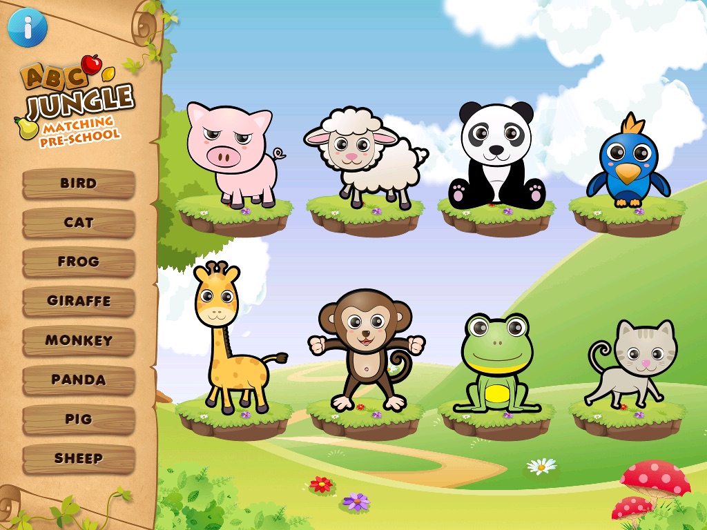 ABCs Jungle Matching Pre-School Learning screenshot 3