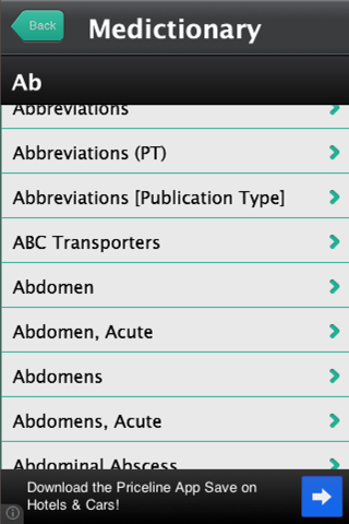 Medictionary - Medical Dictionary screenshot 2