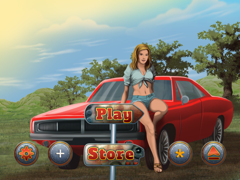 Illegal Moonshine Free: Stock car speed racing game screenshot 3