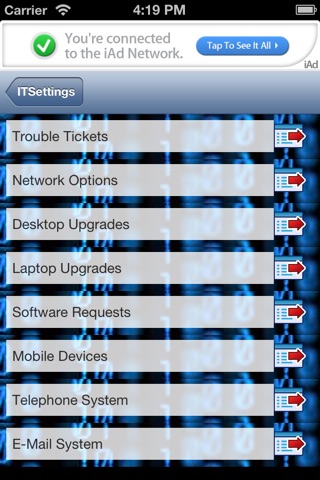 IT Settings screenshot 2