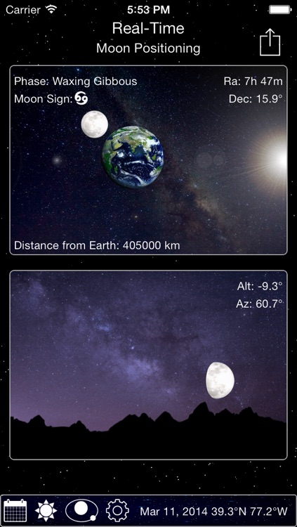 Solar Moon - Phase Calendar & Sun Info Tracker