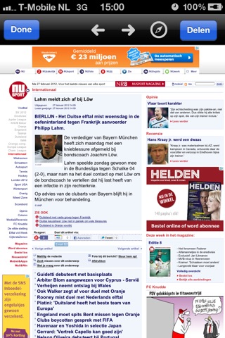 Voetbal Actueel.st - Al het nieuws over voetbal screenshot 3