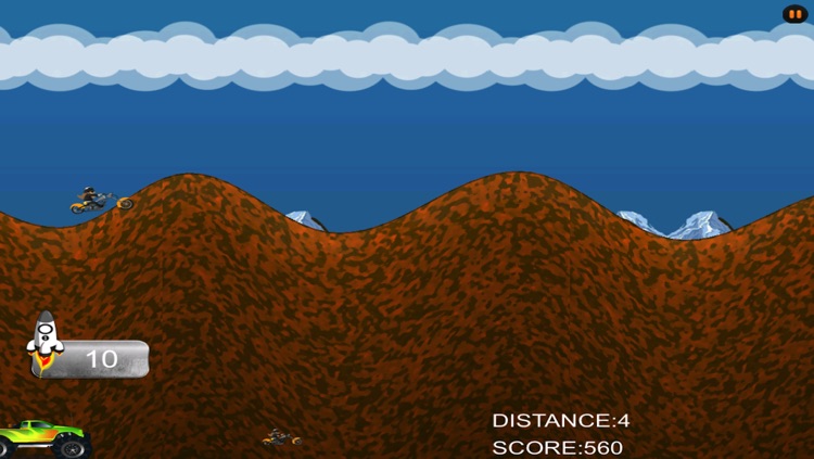 A Motorcycle Hill Racing vs Monster Truck Showdown Free Game