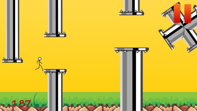 Flappy Stick-man Obstacle Course 2 - The Extreme Challenge(圖1)-速報App