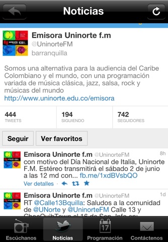 Uninorte FM Estéreo screenshot 2