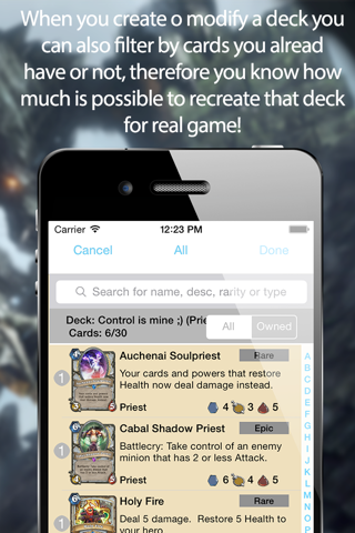 Deck Master for Hearthstone screenshot 4