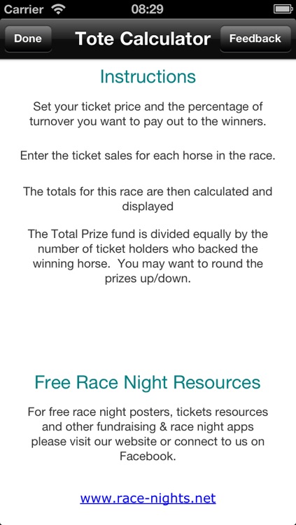 Race Night Tote Calculator screenshot-3