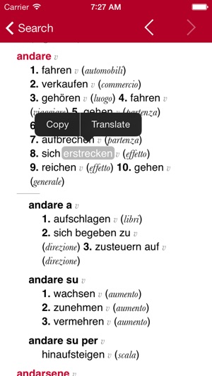 German-Italian Dictionary from Accio(圖3)-速報App