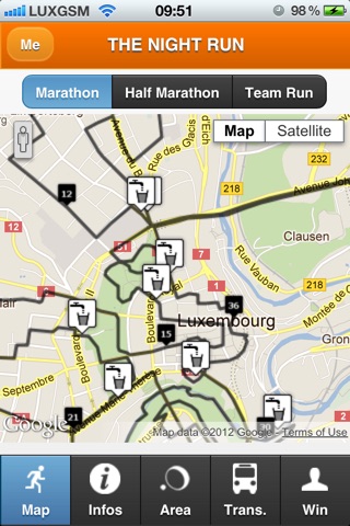 The Night Run Luxembourg screenshot 2