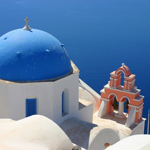 Santorini Greece icon