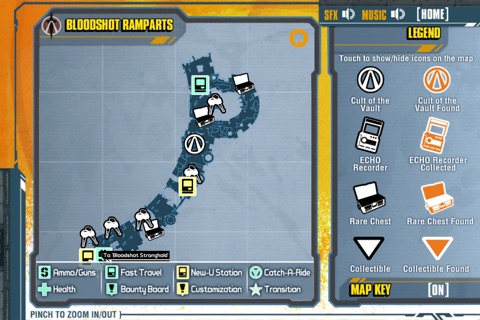 Borderlands 2 Official Map App screenshot 4