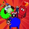 Bad Farm: with Angry Animals ( Monkey, Cow, Sheep, Pigs, Chicken )