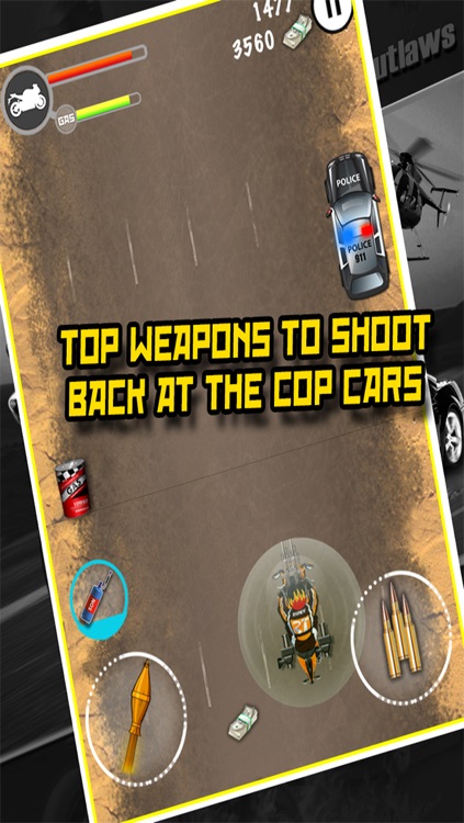 A Desert Outlaw Bike Race Police Chase : PD Nitro 3 Free HD