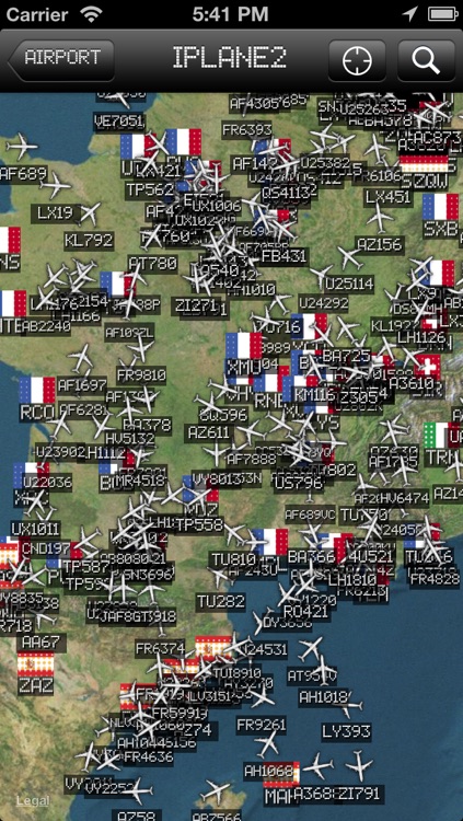 Paris-Orly Airport - iPlane2 Flight Information