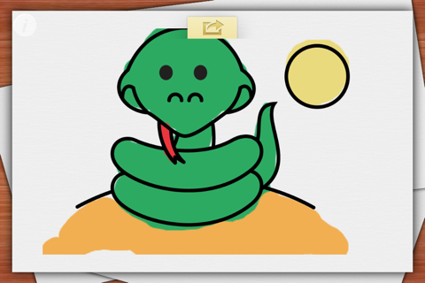 Coloring Zoo: Finger Painting FREE screenshot 3