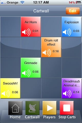 Instant Audio Cartwall Soundboard PRO for iPhone screenshot 4