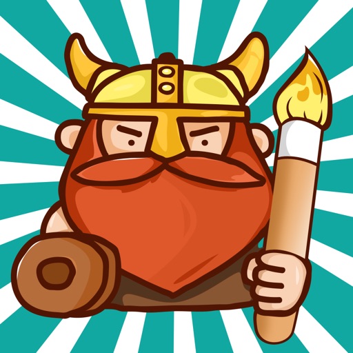 Active Vikings Coloring Book for Children: learn to color viking ship, dragon, swords and more Icon