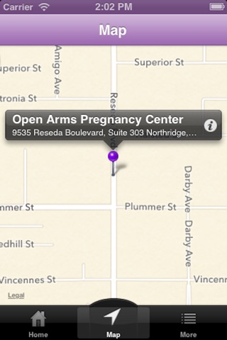 Open Arms Pregnancy Center screenshot 2
