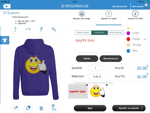 United Graphistes - Personnalisez vos T-shirts avec vos designs ! screenshot 3