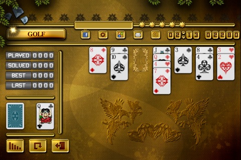 ACC Solitaire [ Golf ] HD Free - Classic Card Game for iPad & iPhone screenshot 3