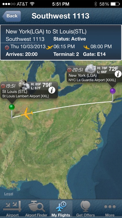 St. Louis Airport + Flight Tracker