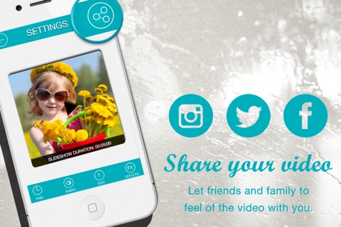SlideGram Pro - Image slideshow to Video conversion editor for instagram screenshot 2